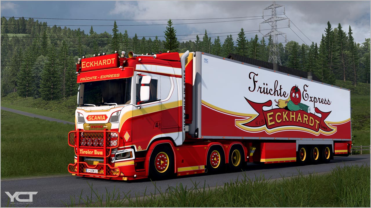 Scania S650 Eckhardt+Trailer v2.0 ETS2
